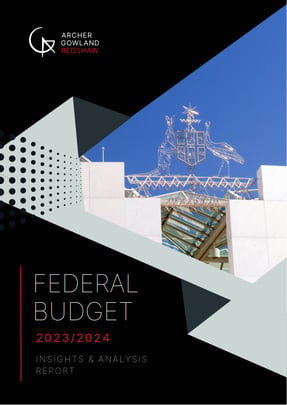 Federal Budget Report - Cover Page
